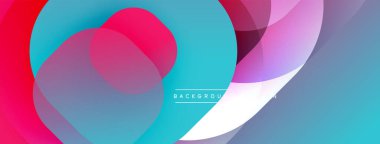 Soyut renkli üst üste bindirme katmanları dinamik görsel efekt yaratır. Pürüzsüz gradyanlar canlı renkleri harmanlıyor, modern tasarım.