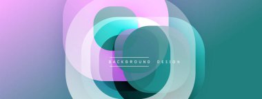 Soyut gradyan şekiller modern görseller oluşturur. Yumuşak renkler karışır, dinamik bileşim oluşturur. Arkaplan tasarımı ögesi.