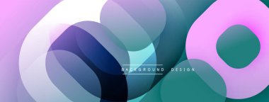 Soyut sıvı şekilleri örtüşür ve canlı renk değişimleri yaratır. Pembe, mor, deniz mavisi renkleri kusursuz bir şekilde harmanlanır. Modern tasarım ögesi.