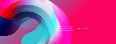 Soyut sıvı şekiller, canlı renklerin karışımı. Modern tasarım, dinamik kompozisyon, pürüzsüz gradyanlar görsel ilgi yaratır.