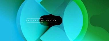 Soyut akışkan şekiller harmanlanarak, canlı bir arkaplan oluşturur. Modern tasarım enerjiyi, hareketi, derinliği çağrıştırıyor.