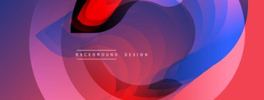 Soyut sıvı şekiller, canlı renkler, modern tasarım. Pürüzsüz gradyanlar dinamik görsel efekt yaratır. Dijital projeler için uygun arkaplan.