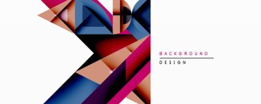 Soyut geometrik bileşim. Üst üste binen şekiller dinamik görsel efekt yaratır. Renkler arasında bordo, donanma, altın, pembe var. Arka planlar için modern tasarım ögesi.