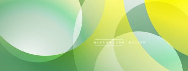 Soyut arkaplan özellikleri üst üste biniyor. Yumuşak yeşil, sarı renkler pürüzsüz bir değişim etkisi yaratır. Minimalist tasarım, modern estetik.