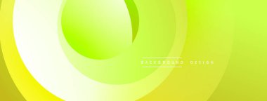 Soyut yeşil katmanlar dinamik akış şekilleri yaratır. Yumuşak eğimler hareketi, modern tasarım estetiği önerir.