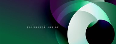 Soyut katmanlar dinamik görsel akış yaratır. Koyu yeşil, mor, beyaz harmanlanmış. Arka planlar için modern tasarım ögesi.
