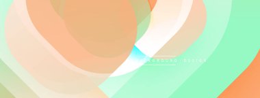 Soyut katmanlar, yumuşak renkler, akan şekiller modern görsel deneyimler yaratır. Yumuşak eğimler, pürüzsüz geçişler tasarımı tanımlar.