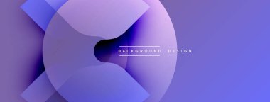 Soyut mor katmanlar dinamik görsel akış yaratır. Modern tasarım, eğimleri, şekilleri, pürüzsüz geçişleri vurgular. Minimalist estetik.