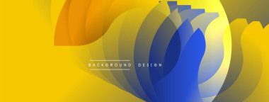 Soyut katmanlar dinamik görsel akış yaratır. Sıcak, serin renkler harmanlanarak modern arkaplan tasarımı oluşturur. Yumuşak eğimler hareketi önerir.