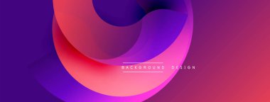 Soyut akışkan şekiller, canlı pembeler, morlar modern arka plan yaratır. Gradyan renkler pürüzsüz, dinamik bileşim.