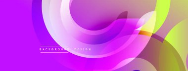 Soyut renkli katmanlar dinamik akış şekilleri yaratır. Gradyan renkler harmanlanarak modern arkaplan tasarımı oluşturur. Yumuşak kıvrımlar hareketi gösterir.