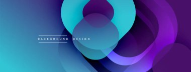 Soyut arkaplan özellikleri üst üste biniyor. Gradyan gölgeler dinamik görsel efekt yaratır. Modern tasarım ögeleri pürüzsüz geçişler sunar.