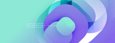 Soyut akışkan şekiller, canlı renkler modern tasarım yaratır. Yumuşak eğilimler, pürüzsüz geçişler görsel cazibe sunar.