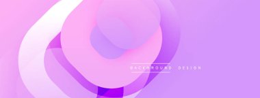 Soyut mor katmanlar dinamik akış şekilleri yaratır. Yumuşak eğimler derinlik ve modern tasarım unsurları sunar.