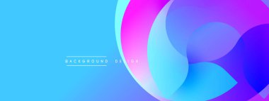 Soyut sıvı şekilleri canlı mavileri, pembeleri, morları harmanlıyor. Modern tasarım hareketi, enerjiyi, pürüzsüz geçişleri çağrıştırıyor. Arkaplan dijital sanatı öneriyor.