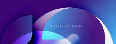 Soyut akışkan şekiller, canlı mavi mor gradyanlar. Modern tasarım, pürüzsüz geçişler, dinamik kompozisyon. Projeler için arkaplan ögesi.