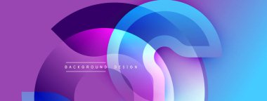Soyut akışkan şekiller, canlı mor, mavi renkler. Modern tasarım, gradyan katmanlar dinamik görsel efekt yaratır. Yumuşak geçişler, zarif kompozisyon..