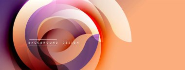 Soyut girdap şekilleri, sıcak renkler baskın gelir. Gradyan katmanlar dinamik görsel efekt yaratır. Arka planlar için modern tasarım ögesi.