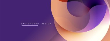 Soyut akışkan şekiller, sıcak renkler mor arkaplan ile harmanlanmış. Dijital projeler için modern tasarım öğesi. Minimalist estetik.