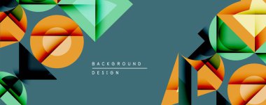Soyut geometrik desen. Canlı turuncu, yeşil renkler tasarımda baskın. Şekiller örtüşür ve dinamik görsel doku yaratır. Modern estetik arka planlar, sunumlar.