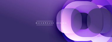 Soyut mor katmanlar modern tasarım yaratır. Dereceli gölgeler derinlik ve görsel ilgi sunar. En küçük metin kompozisyonu.