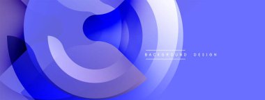 Soyut mavi katmanlar dinamik bileşim yaratır. Yumuşak eğimler derinliği, modern estetiği akla getiriyor. Minimalist tasarım, temiz çizgiler.