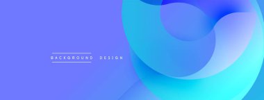 Soyut sıvı şekiller, canlı mavi renkler, pürüzsüz gradyanlar modern arkaplan tasarımı yaratır. Minimalist estetik, rahatlatıcı görsel deneyim.