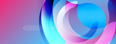 Soyut akışkan şekiller, canlı renkler. Gradyan arka plan dinamik görsel efekt yaratır. Modern tasarım ögesi.