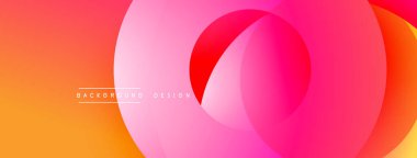 Soyut, enerjik katmanlar dinamik bir değişim etkisi yaratır. Turuncu, pembe, kırmızı renkler kusursuz bir şekilde harmanlanır. Arka planlar için modern tasarım ögesi.