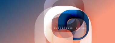 Soyut tasarım katmanlı şekiller, gradyan renkler. Yumuşak pembeler maviyle harmanlanarak modern görsel efekt yaratır. Metin arkaplan tasarımı okur.