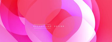 Soyut akışkan şekiller, canlı pembeler, morlar modern arka plan yaratır. Gradyan renkler sorunsuz harmanlanarak, dinamik görsel doku sunar.