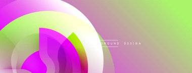 Soyut çiçek tasarımı. Yumuşak eğimler, pembeler, yeşiller modern arka plan oluşturur. Minimalist kompozisyon, pürüzsüz şekiller taç yapraklarını akla getiriyor..