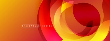 Soyut dinamik arkaplan. Turuncu, kırmızı renkler akışkan şekiller yaratır. Sunumlar ve web siteleri için modern tasarım ögesi.