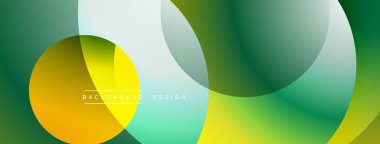 Soyut sıvı şekiller, canlı renklerin karışımı. Yeşil, sarı, deniz mavisi dinamik bileşim yaratır. Arka planlar için modern tasarım ögesi.