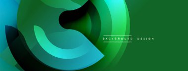 Soyut akışkan şekiller, canlı yeşil, mavi gradyanlar. Modern tasarım, pürüzsüz geçişler, dinamik kompozisyon. Dijital projeler için arkaplan ögesi.