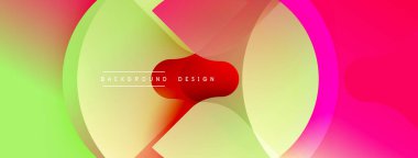 Soyut canlı katmanlar örtüşüyor. Renkler karışıyor, dinamik görsel efekt yaratıyor. Arka planlar için modern tasarım ögesi.