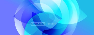 Soyut mavi tasarım akışkan şekiller, gradyanlar içerir. Modern estetik, dinamik kompozisyon, arka planlar ve sunumlar için uygun..