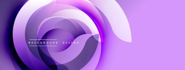 Soyut mor tasarım kıvrımlı katmanlar, dinamik eğriler içerir. Eğilim efektli modern arkaplan, pürüzsüz geçişler.