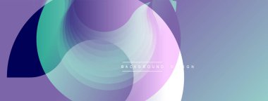 Soyut akışkan şekiller, mor renkler baskın. Gradyan renkler düzgün bir şekilde karışır ve dinamik görsel efekt yaratır. Minimalist tasarım, modern estetik.