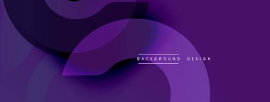 Soyut mor dalgalar çakışıyor. Modern tasarım metin arkaplanı, tasarım içerir. Yumuşak gradyanlar dinamik görsel efekt yaratır.