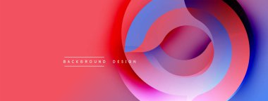 Soyut akış katmanları, canlı renkler. Kırmızı baskın, mor, mavi aksanlar dinamik görsel efekt yaratır. Modern tasarım ögesi.