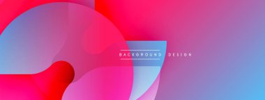 Soyut gradyanlar harmanlanır, canlı şekiller yaratır. Metin açık mavi alan üzerinde arkaplan tasarımı okuyor. Modern, renkli kompozisyon.