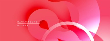 Soyut sıvı şekilleri, canlı kırmızı renkler, pürüzsüz gradyanlar. Minimalist tasarım, modern estetik, üst üste binen katmanlar derinlik yaratır.