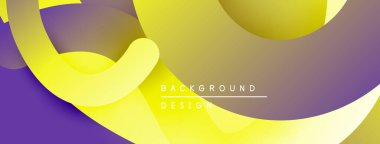 Soyut akışkan şekiller, sarı mor renkler. Modern tasarım öğesi, düz eğriler, dinamik kompozisyon. Arkaplan dokusu, görsel uyum.