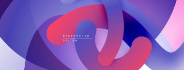 Soyut akışkan şekiller, canlı renklerin karışımı. Modern tasarım, pürüzsüz gradyanlar dinamik görsel efekt yaratır. Dijital projeler için uygun arkaplan.