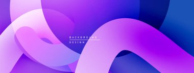 Soyut sıvı şekiller, canlı mor renkler, pürüzsüz gradyanlar. Arka planlar ve sunumlar için modern tasarım öğesi. Minimalist estetik.