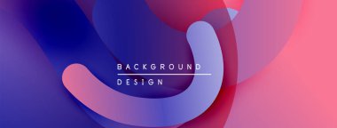 Soyut sıvı şekiller, canlı renklerin karışımı. Modern tasarım elementleri dinamik görsel deneyimler yaratır. Arkaplan eğrileri, eğrileri gösterir.