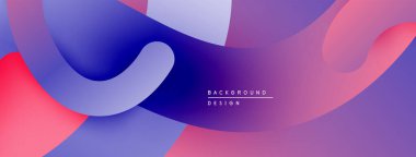 Soyut sıvı şekiller, canlı renklerin karışımı. Modern tasarım, pürüzsüz eğimler dinamik kompozisyon yaratır. Arkaplan ögesi.
