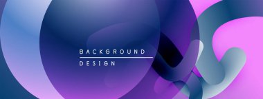 Soyut sıvı şekilleri mor, mavi ve pembe renkleri harmanlar. Modern tasarım dinamik görsel deneyim yaratır. Pürüzsüz gradyanlar yumuşak doku sunar.