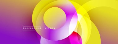 Soyut canlı katmanlar dinamik bileşim yaratır. Değişik renkler harmanlanarak, modern görsel deneyimi oluşturur. Pürüzsüz şekiller üst üste biniyor..